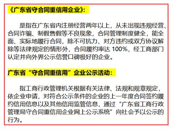 原來守合同重信用企業(yè)是這個意思，你知道嗎？